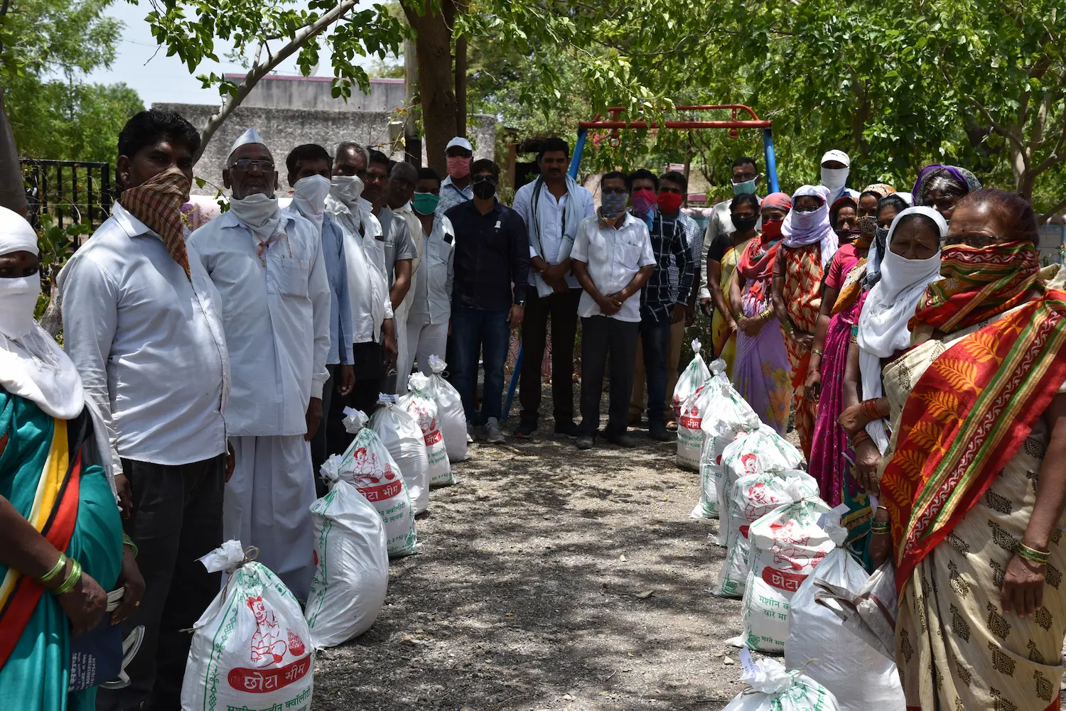 photo of essentials being donated as part of covid-19 relief