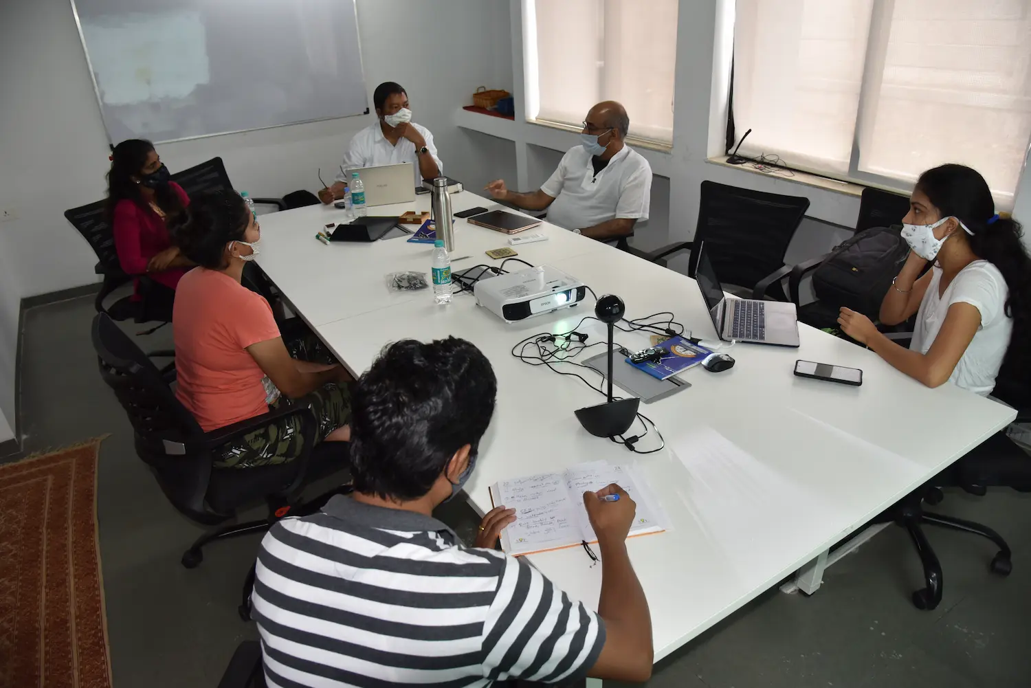 photo of team training in conference room